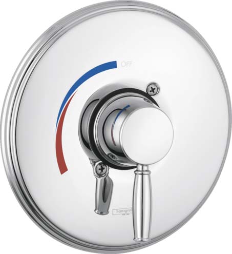 Hansgrohe 04212000 Commercial Pressure Balance Trim C in Chrome - Click Image to Close