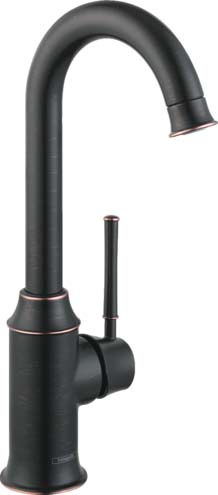 Hansgrohe 04217920 Talis C Bar Faucet, 1.5 GPM in Rubbed Bronze - Click Image to Close