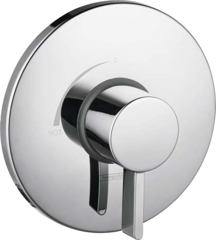 Hansgrohe 04233000 Ecostat Pressure Balance Trim S in Chrome - Click Image to Close