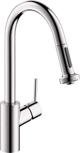 Hansgrohe 04310001 Talis S² HighArc Kitchen Faucet, 2-Spray Pull-Down, 1.5 GPM in Chrome