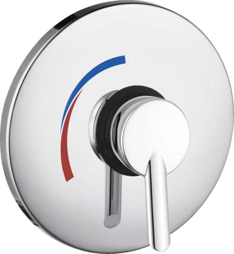 Hansgrohe 04441000 Commercial Pressure Balance Trim S in Chrome - Click Image to Close