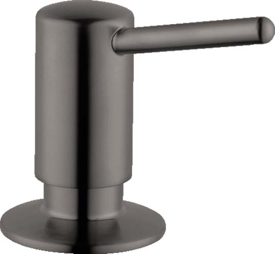 Hansgrohe 04539340 Soap Dispenser, Contemporary in Brushed Black Chrome - Click Image to Close
