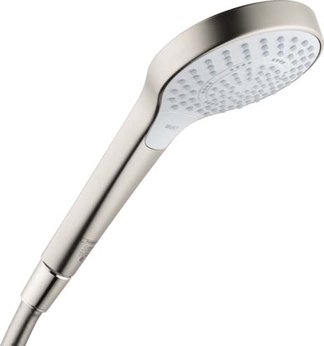 Hansgrohe 04724820 Croma Select S Handshower 110 3-Jet, 1.75 GPM in Brushed Nickel