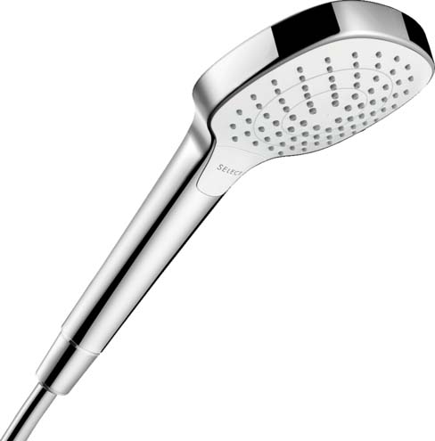 Hansgrohe 04726000 Croma Select E Handshower 110 Vario-Jet, 2.0 GPM in White / Chrome