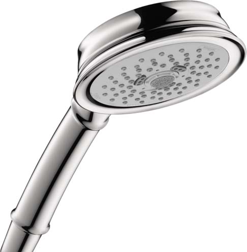 Hansgrohe 04753000 Croma 100 Classic Handshower 3-Jet, 1.8 GPM in Chrome