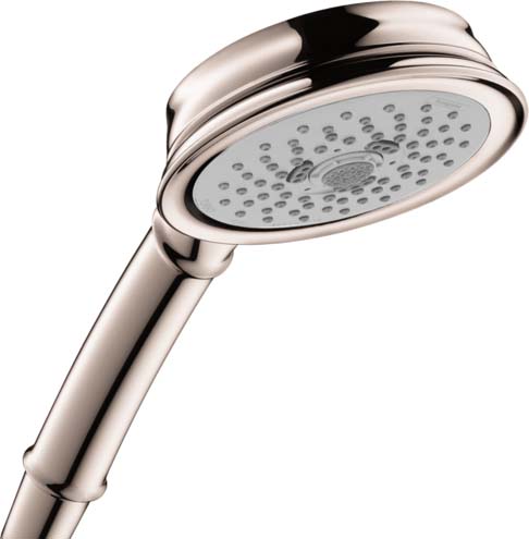 Hansgrohe 04753830 Croma 100 Classic Handshower 3-Jet, 1.8 GPM in Polished Nickel