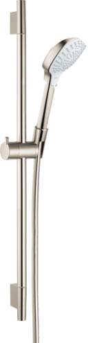 Hansgrohe 04790820 Croma Select E Wallbar Set 110 3-Jet 24", 1.75 GPM in Brushed Nickel