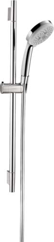 Hansgrohe 04945000 Croma 100 Wallbar Set 3-Jet, 2.5 GPM in Chrome