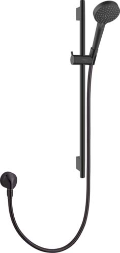 Hansgrohe 04969670 Vernis Blend Wallbar Set 100 Vario-Jet 24", 2.5 GPM in Matte Black