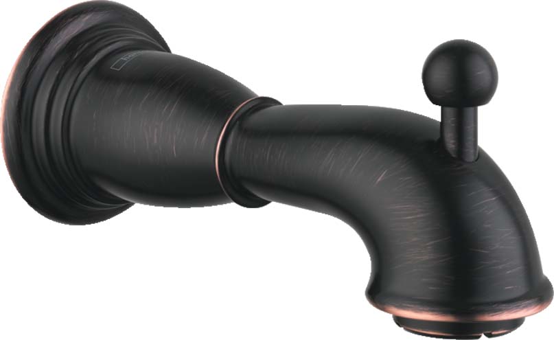 Hansgrohe 06089920 Logis Classic Tub Spout with Diverter in Rubbed Bronze