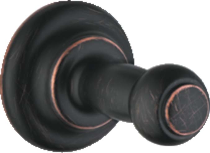 Hansgrohe 06096920 C Accessories Hook in Rubbed Bronze