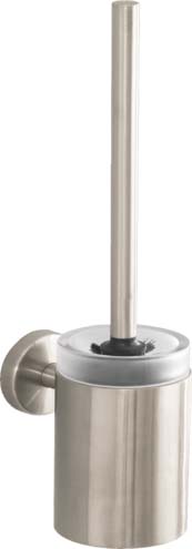 Hansgrohe 40522820 Logis Toilet Brush with Holder in Brushed Nickel