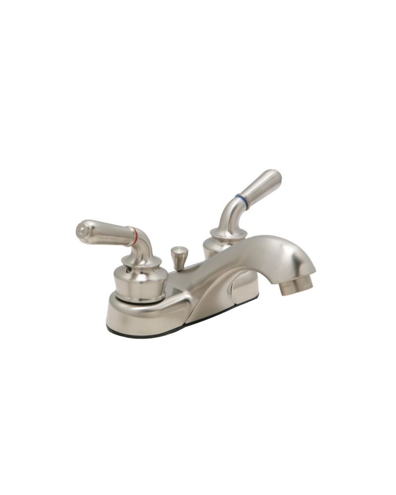 Huntington Brass W4320602-2 Cypress Center Set Faucet - PVD Satin Nickel