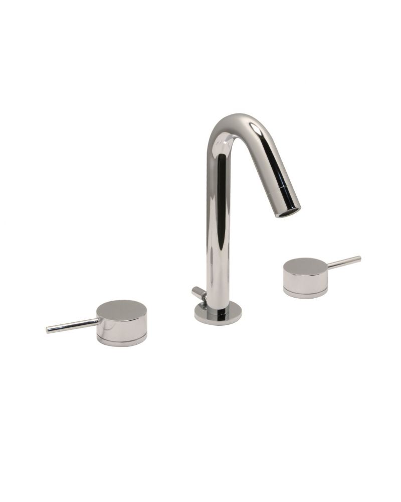 Huntington Brass W9580214-1 Euro Widespread Faucet - PVD Polished Nickel