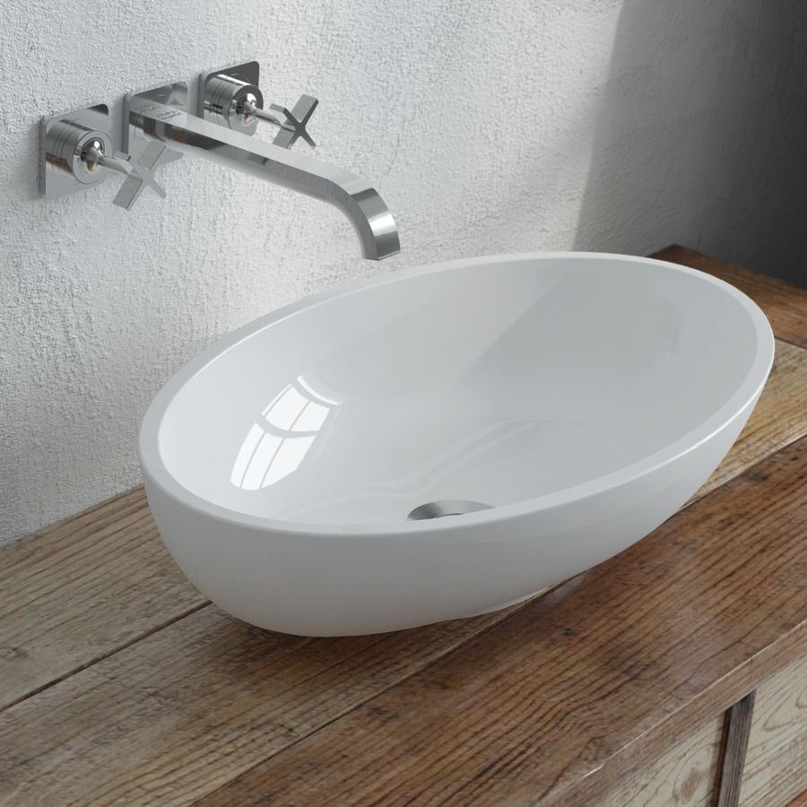 ICO Bath B9711 Puccini Vessel Sink - White