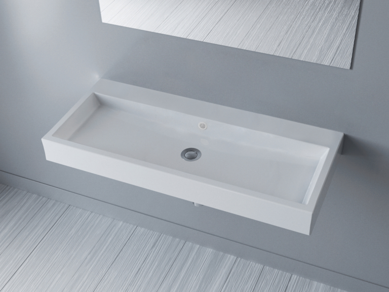 ICO Bath B9931 Vivaldi Trough Sink - White