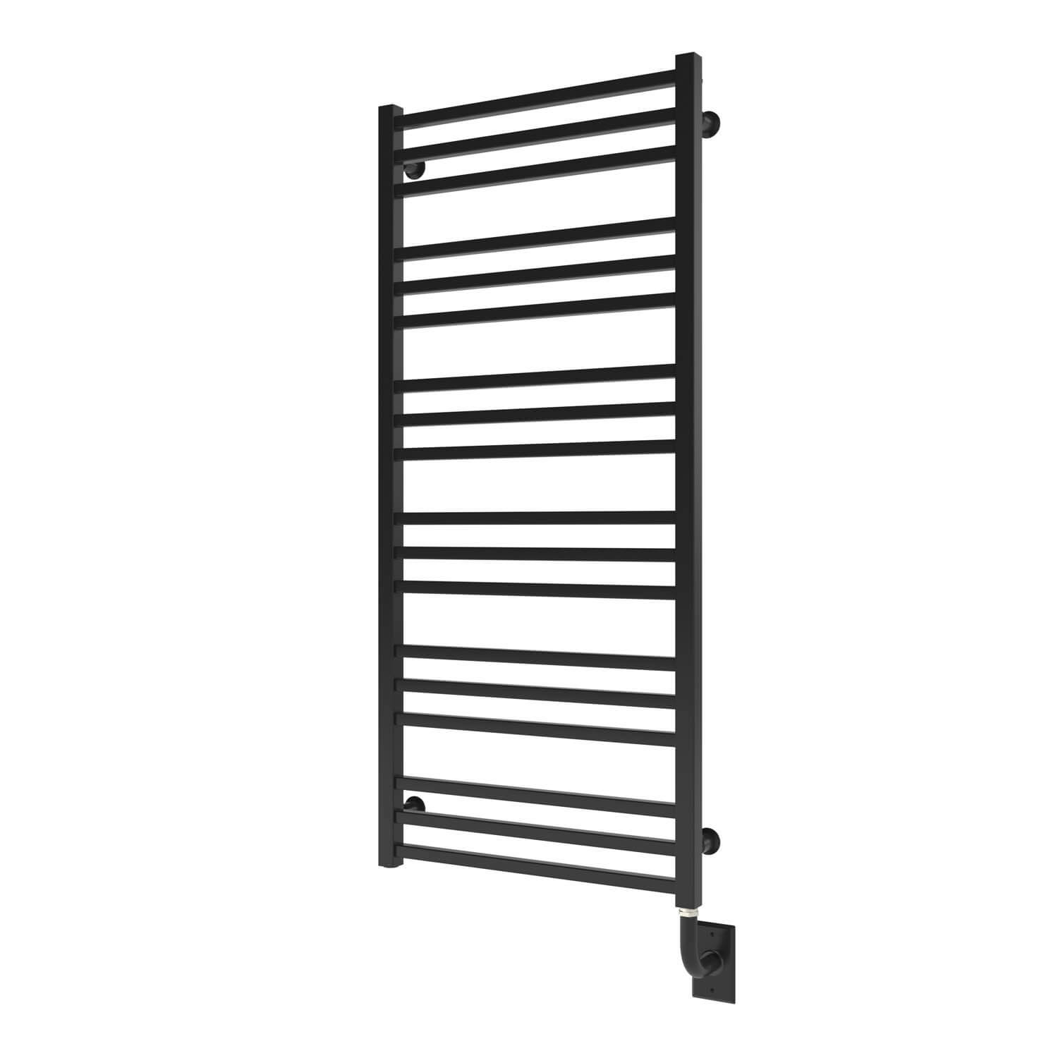 ICO Bath E3405 Tuzio Avento 23.5"x47.5" Electric Plug-In Towel Warmer - Matte Black