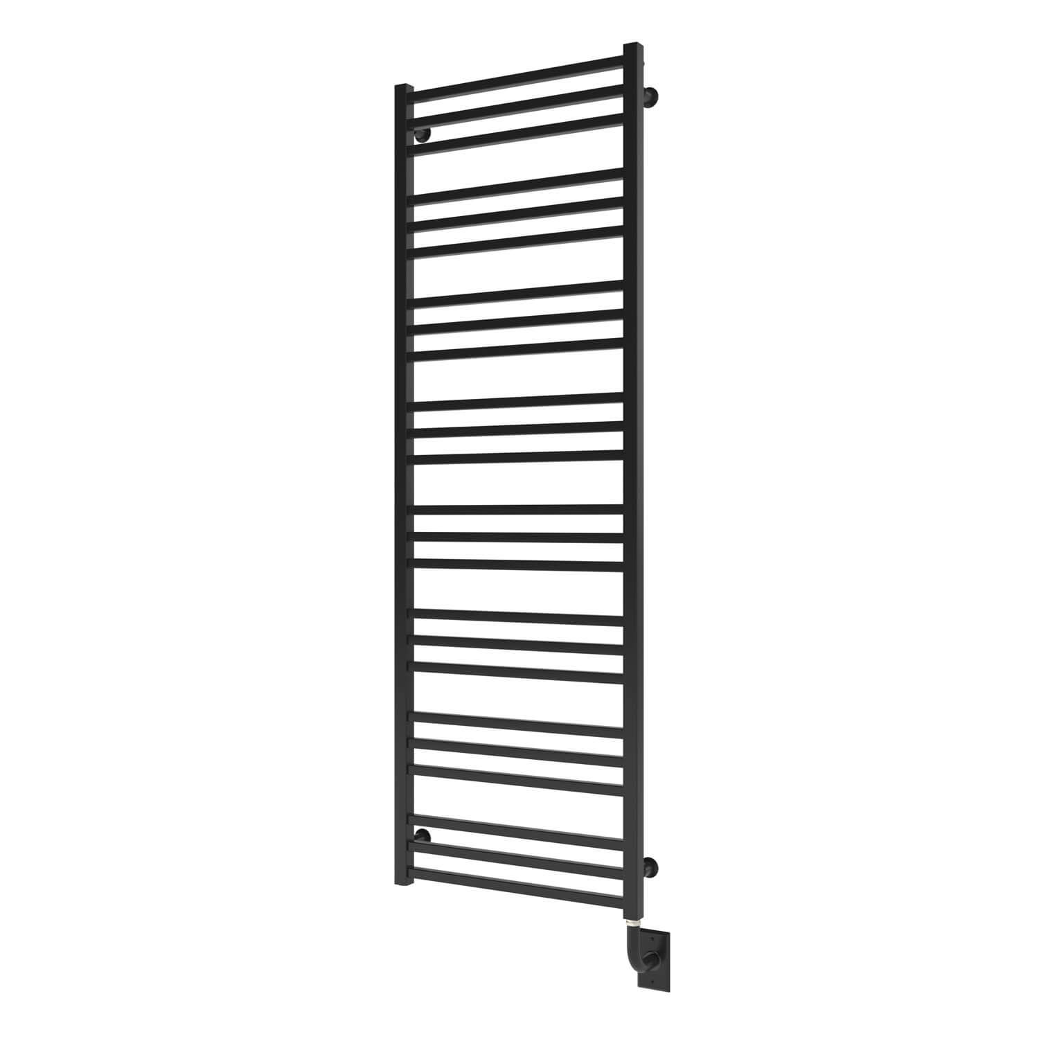 ICO Bath E3805 Tuzio Avento 23.5"x64" Electric Plug-In Towel Warmer - Matte Black