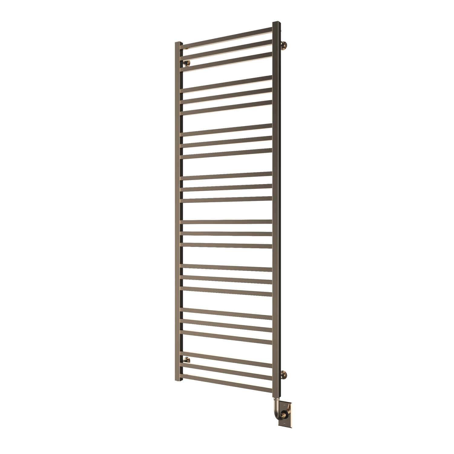 ICO Bath E3806 Tuzio Avento 23.5"x64" Electric Plug-In Towel Warmer - Polished Nickel