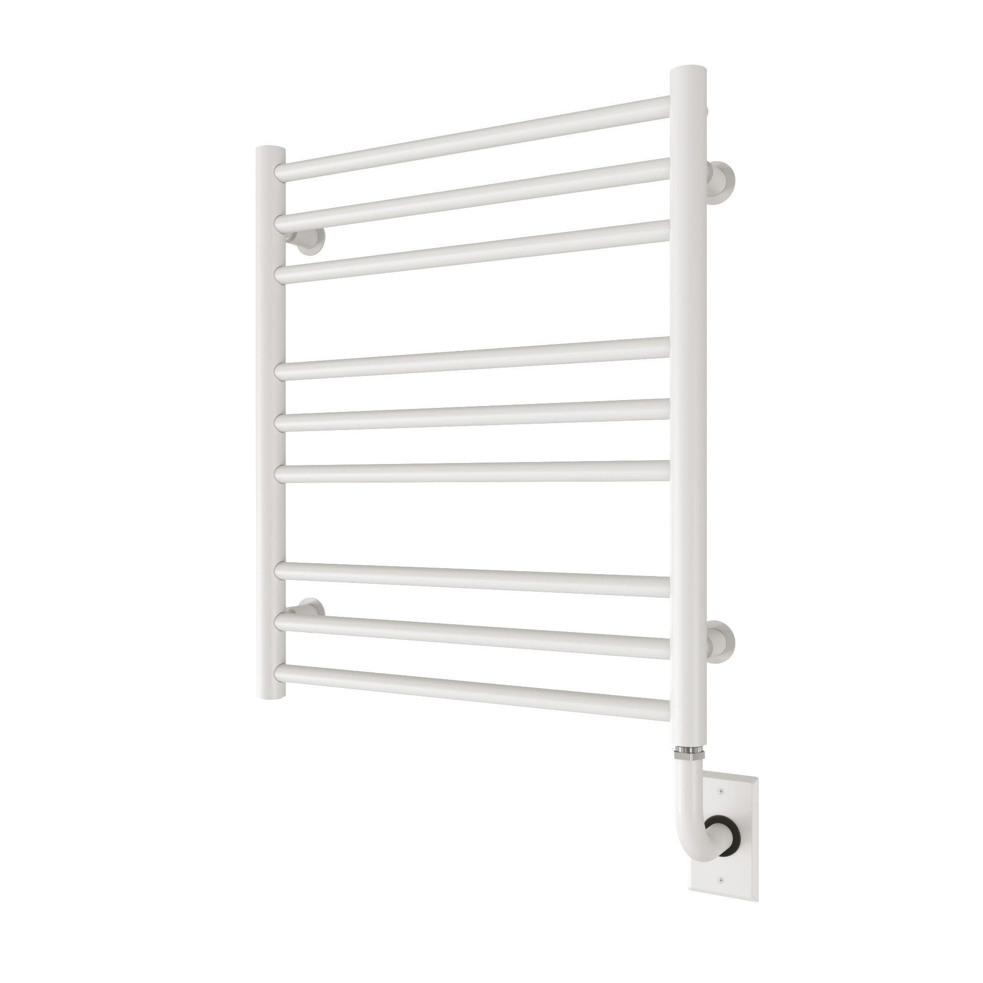 ICO Bath E4012 Tuzio Sorano 19.5"x23" Electric Plug-In Towel Warmer - Matte White