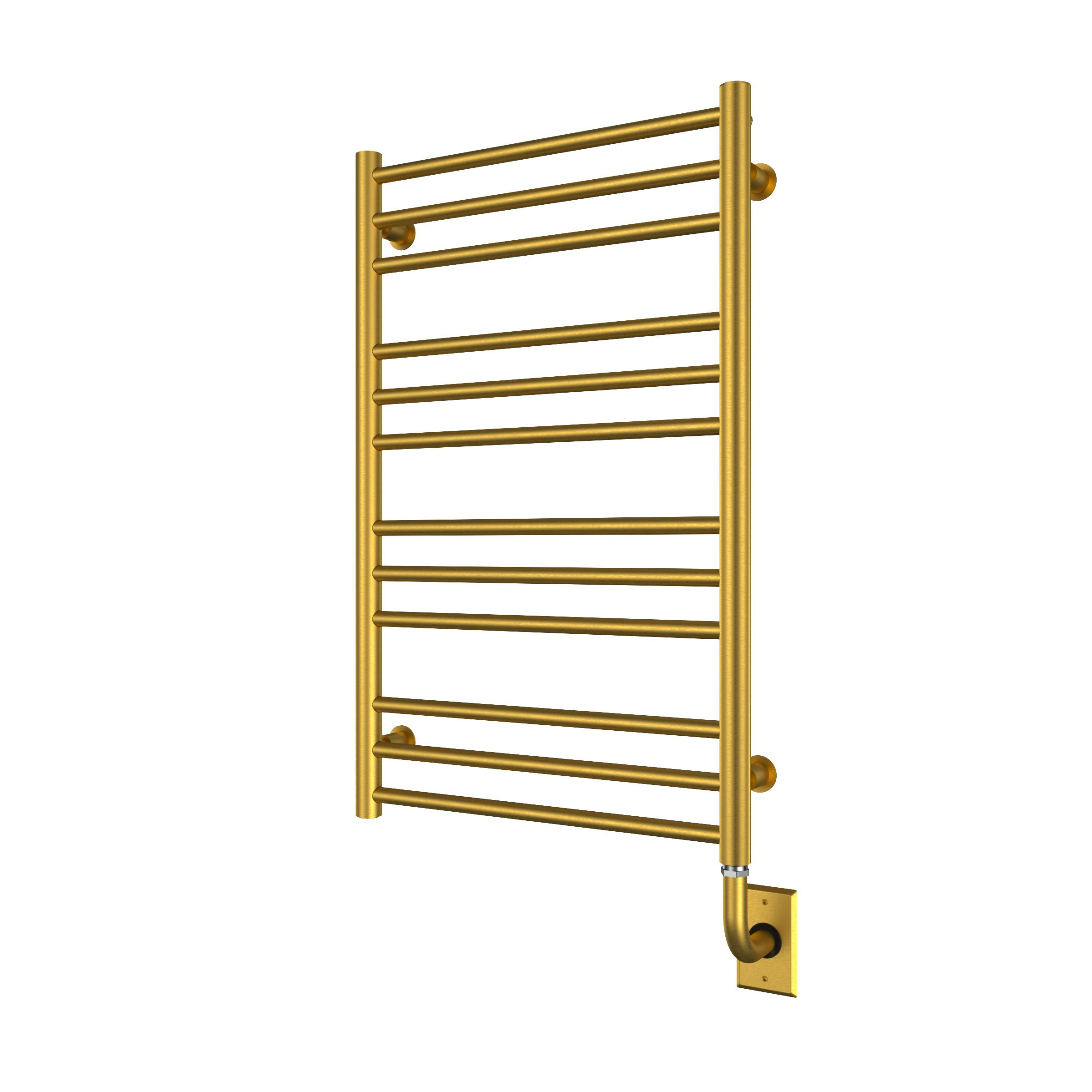 ICO Bath E4108 Tuzio Sorano 19.5"x31" Electric Plug-In Towel Warmer - PVD Brushed Gold