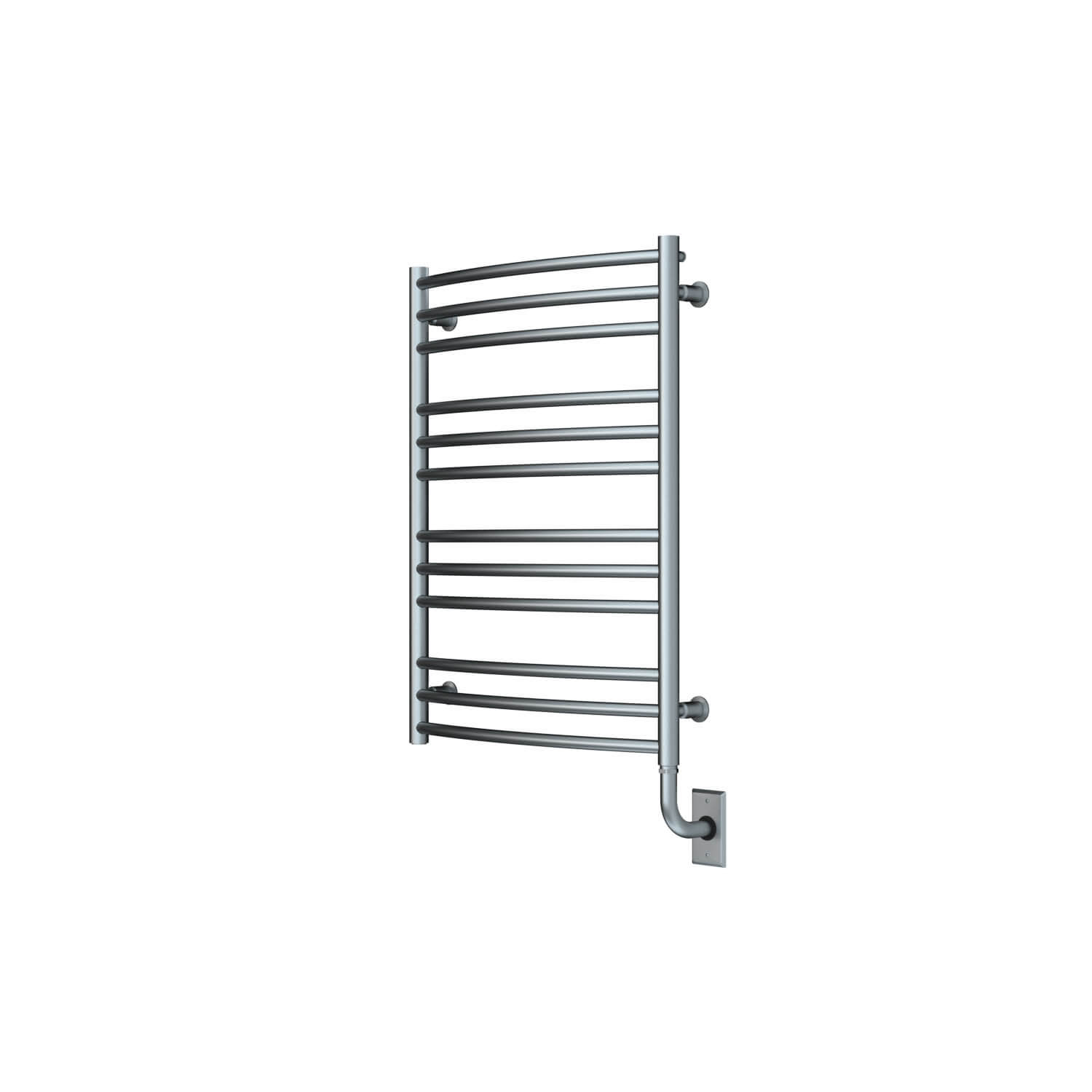 ICO Bath E5204 Tuzio Laveno 23.5"x31" Electric Plug-In Towel Warmer - Brushed Nickel