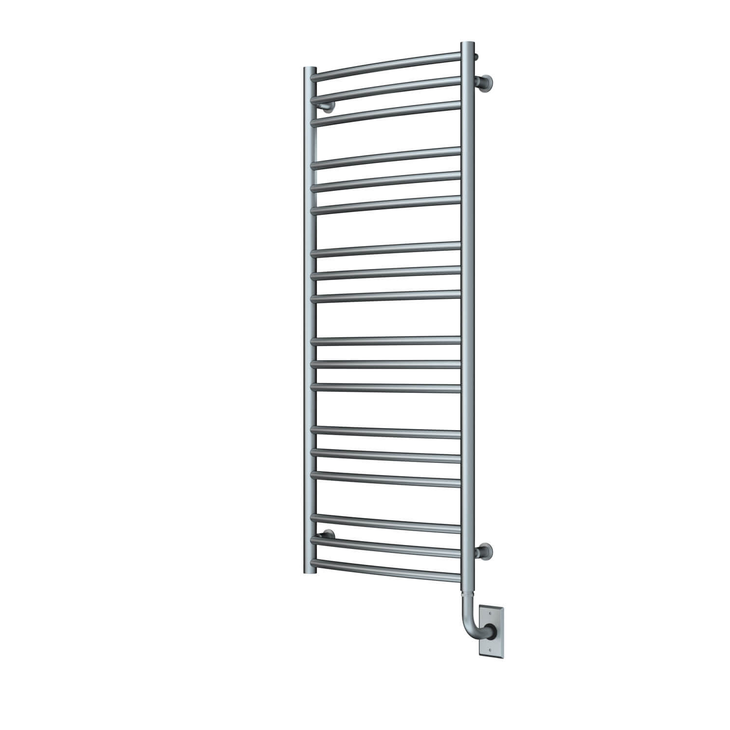 ICO Bath E5304 Tuzio Laveno 19.5"x47.5" Electric Plug-In Towel Warmer - Brushed Nickel