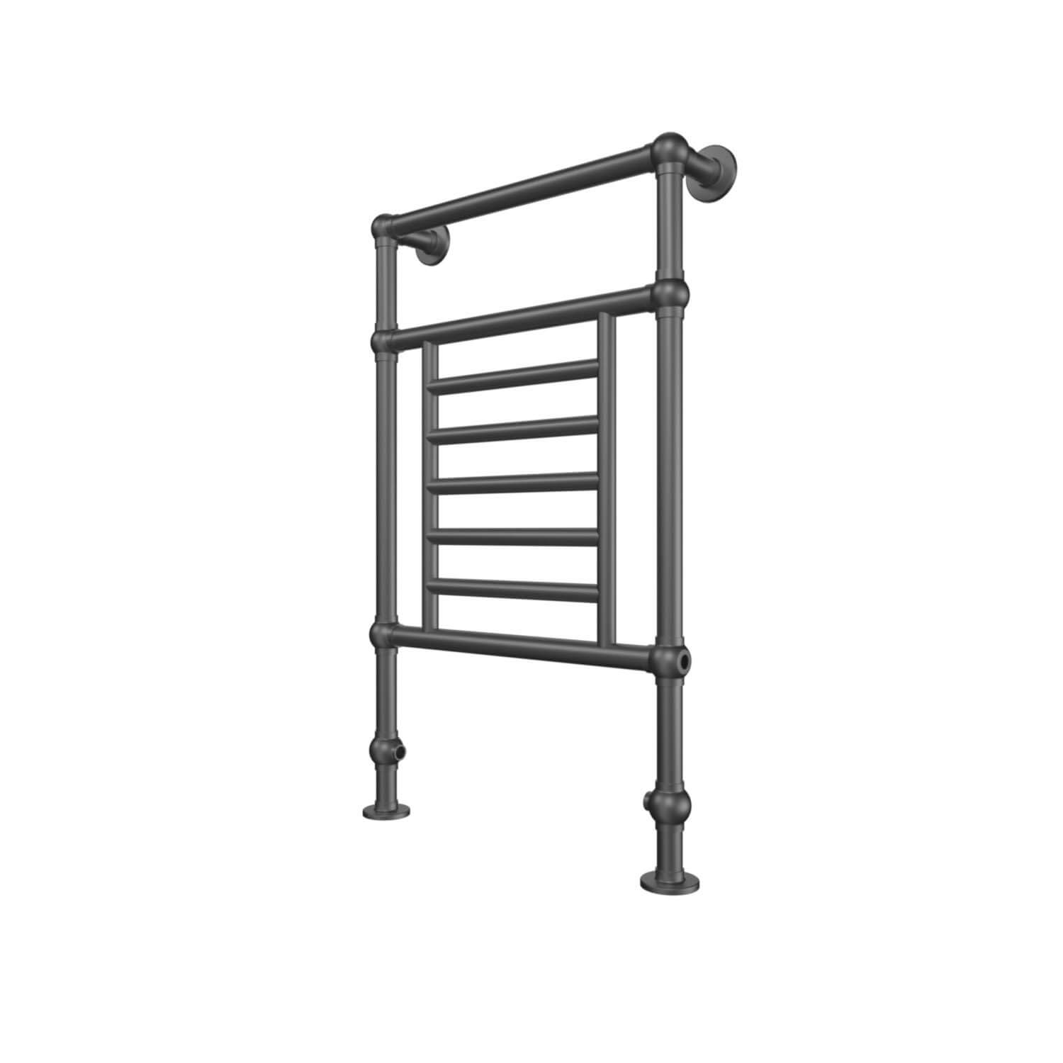 ICO Bath E6074 Tuzio Thames Thames Electric Plug-In Floor Standing Towel Warmer - Brushed Nickel