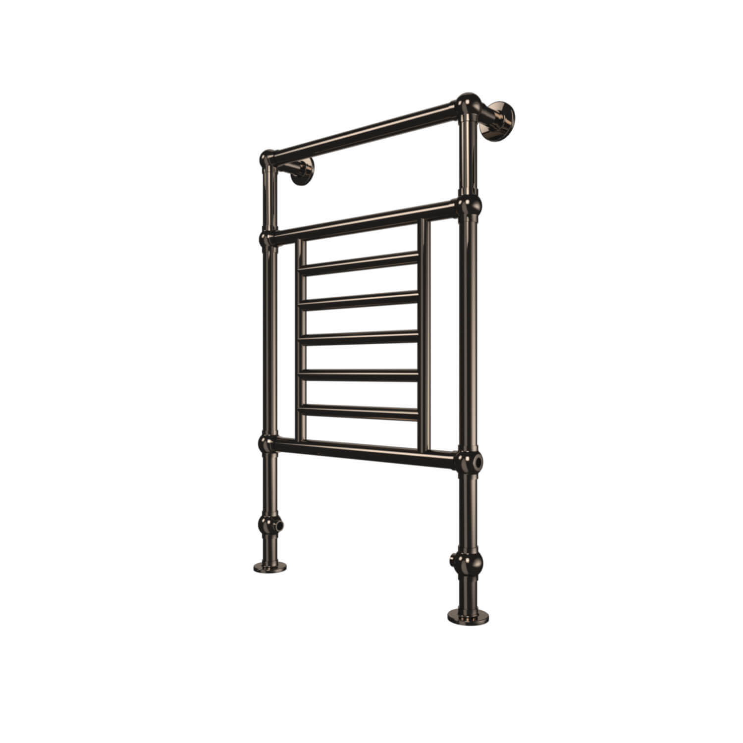 ICO Bath E6076 Tuzio Thames Thames Electric Plug-In Floor Standing Towel Warmer - Polished Nickel