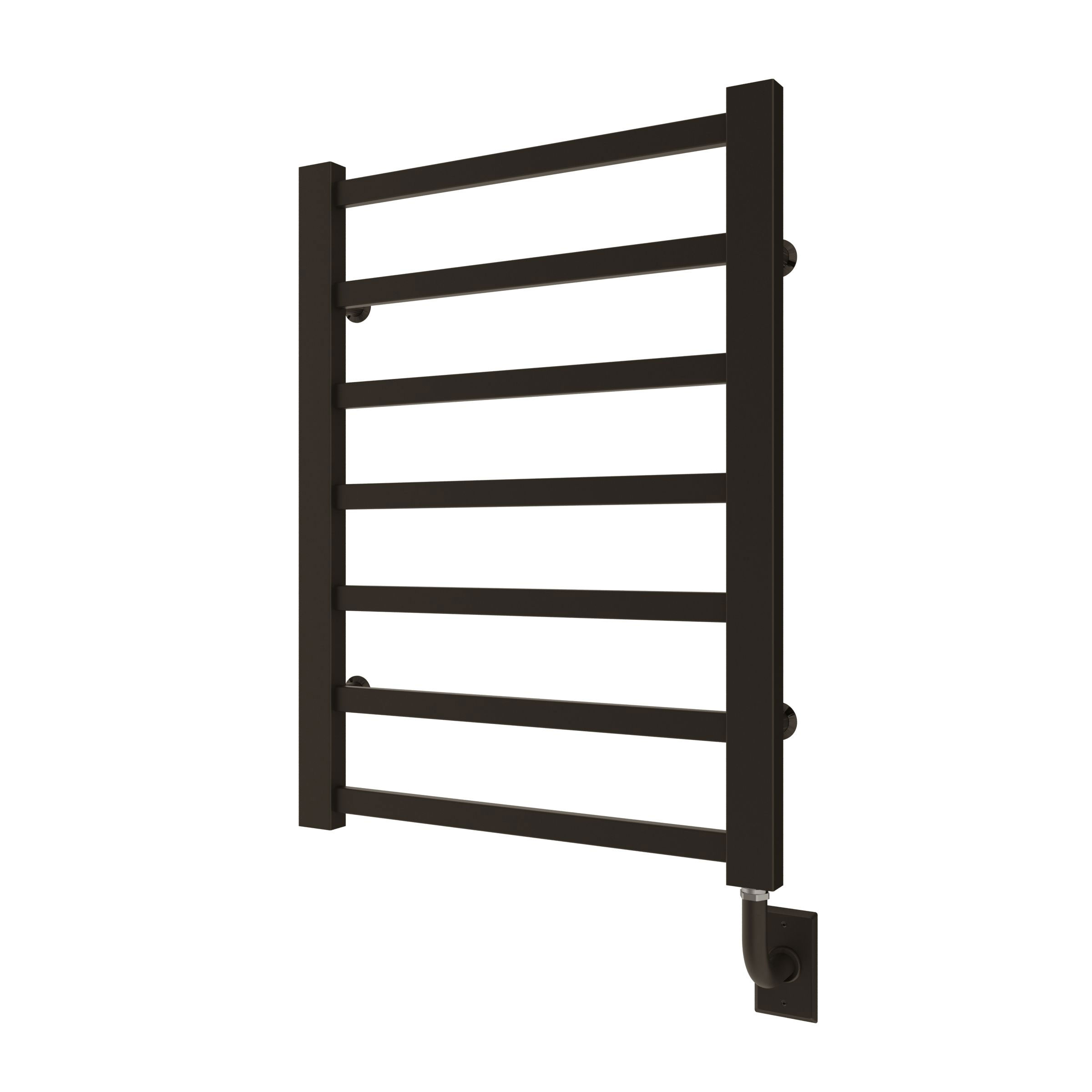 ICO Bath E7025 Tuzio Milano 23.5"x31" Electric Plug-In Towel Warmer - Matte Black