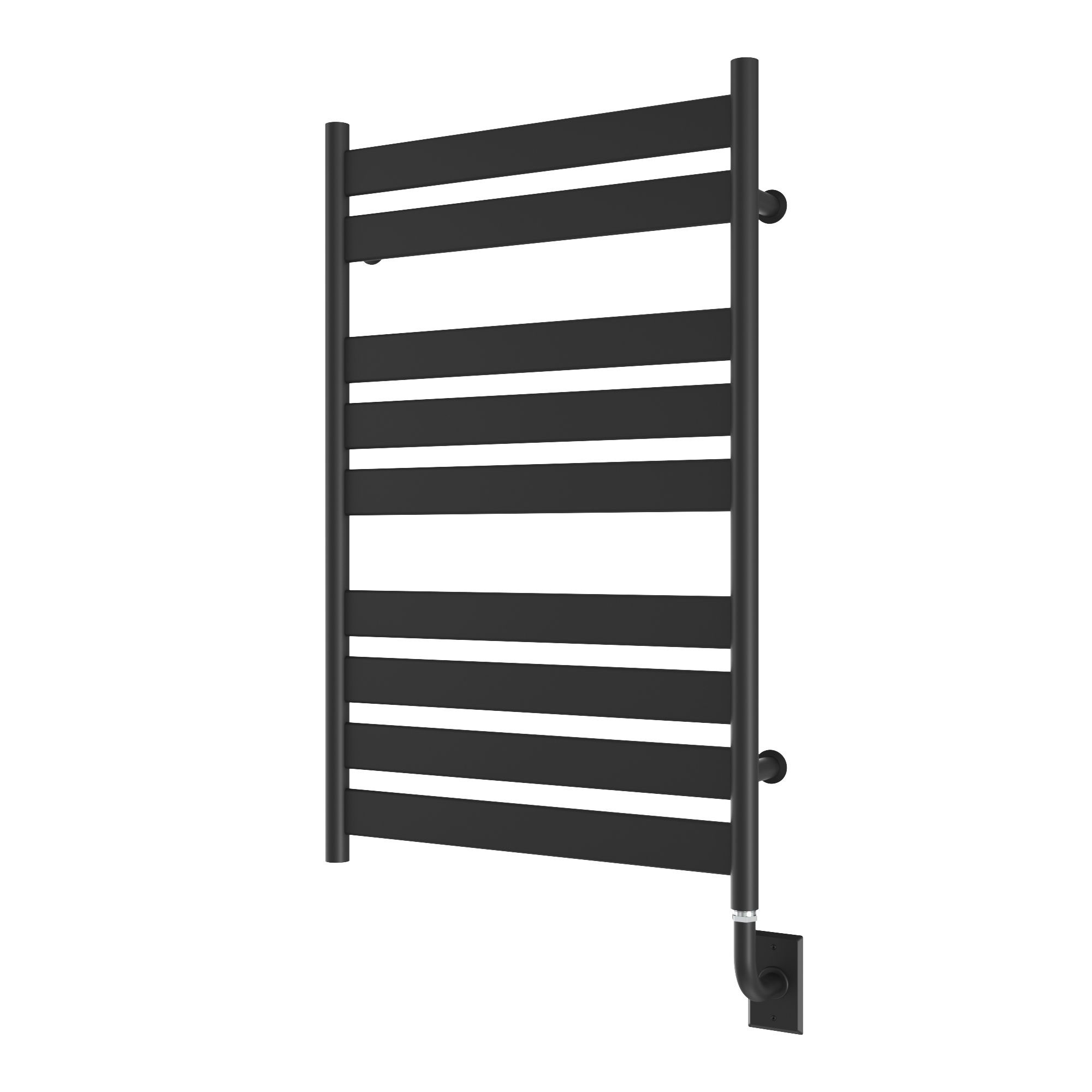 ICO Bath E93105 Tuzio Romano 19.5"x37" Electric Plug-In Towel Warmer - Matte Black