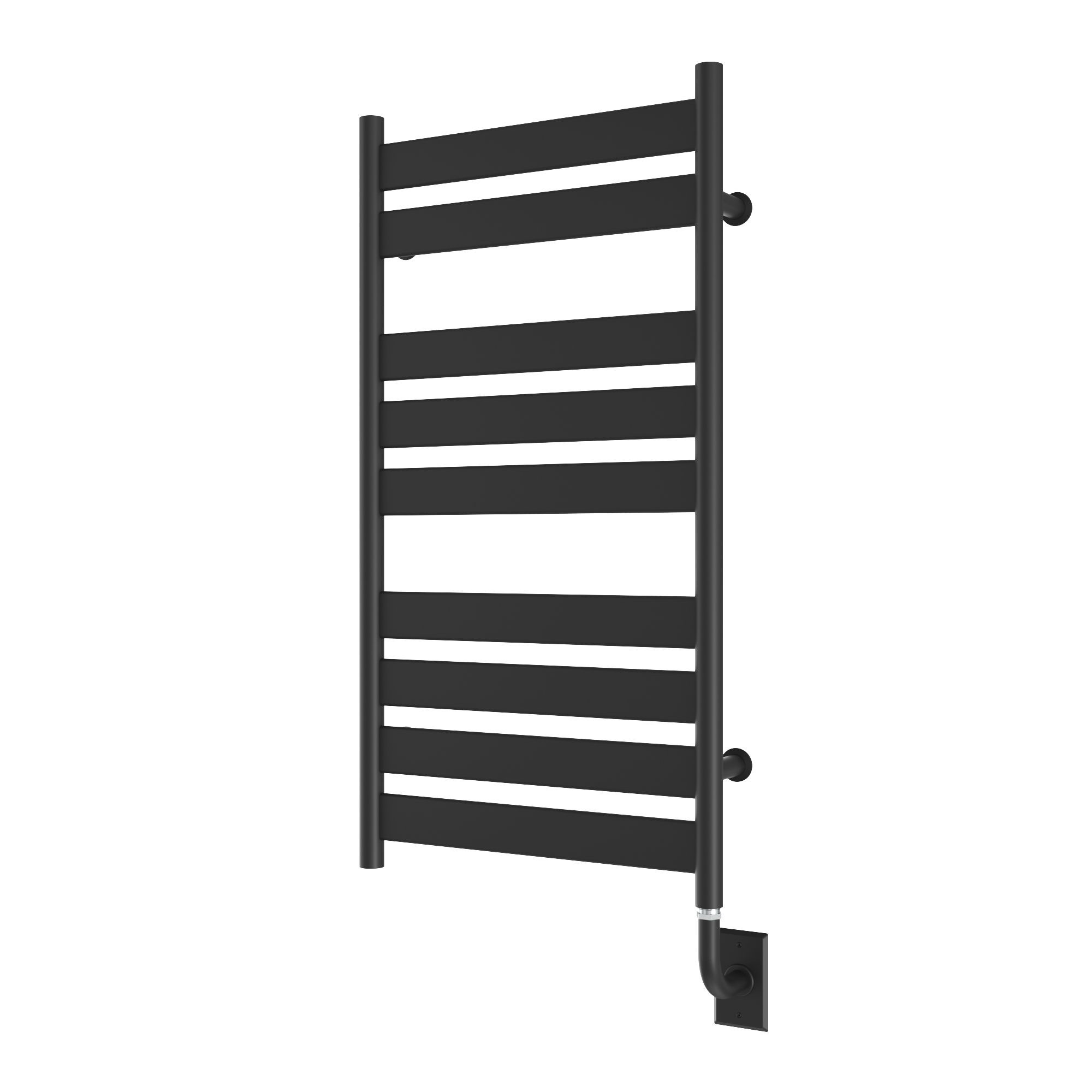 ICO Bath E93205 Tuzio Romano 23.5"x37" Electric Plug-In Towel Warmer - Matte Black