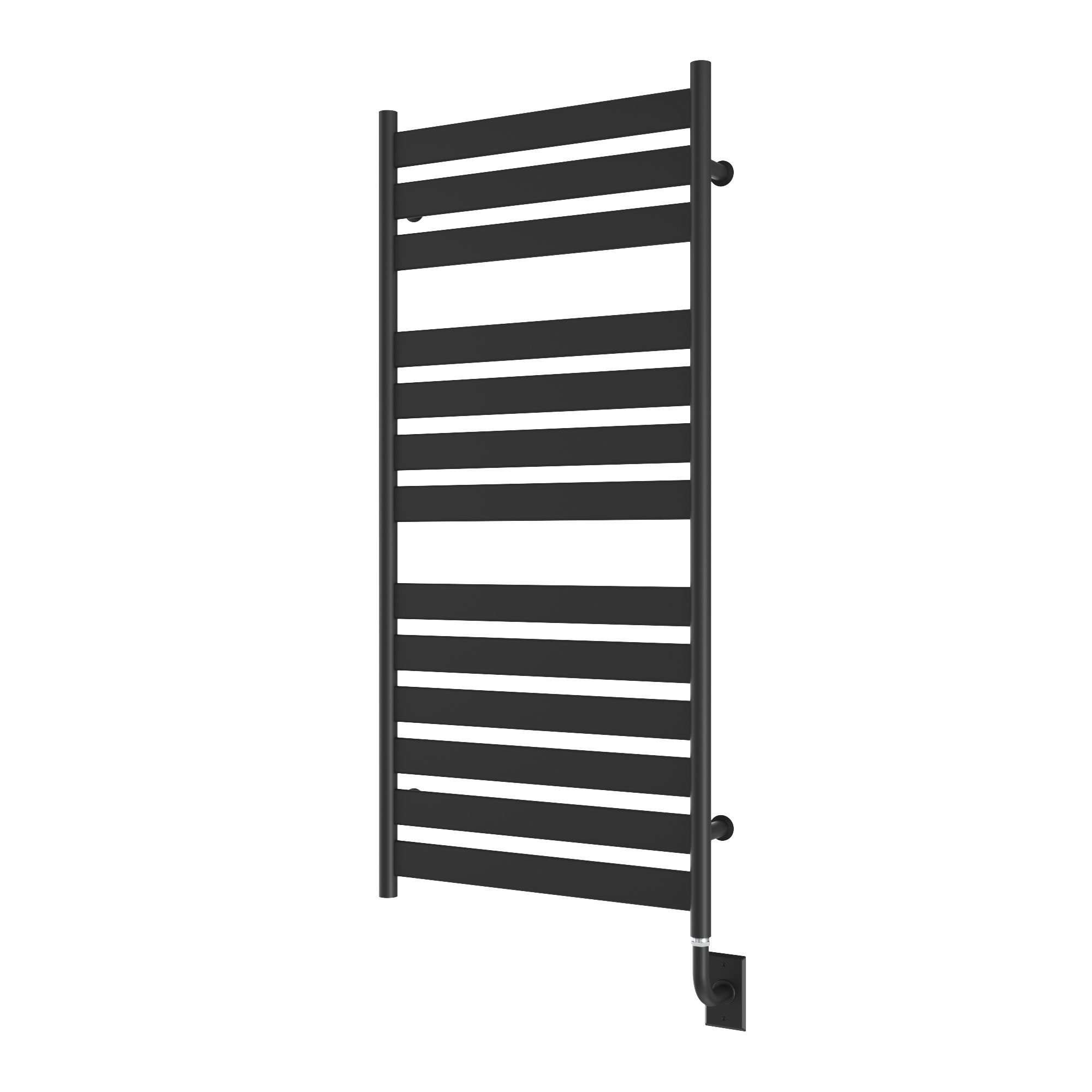 ICO Bath E93305 Tuzio Romano 19.5"x51" Electric Plug-In Towel Warmer - Matte Black