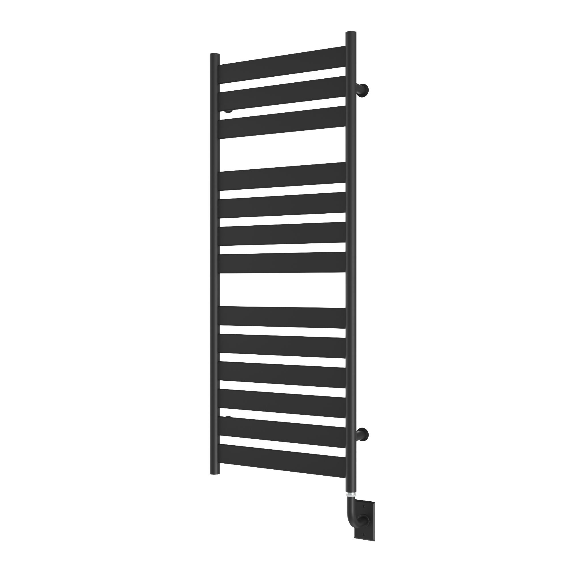 ICO Bath E93405 Tuzio Romano 23.5"x51" Electric Plug-In Towel Warmer - Matte Black