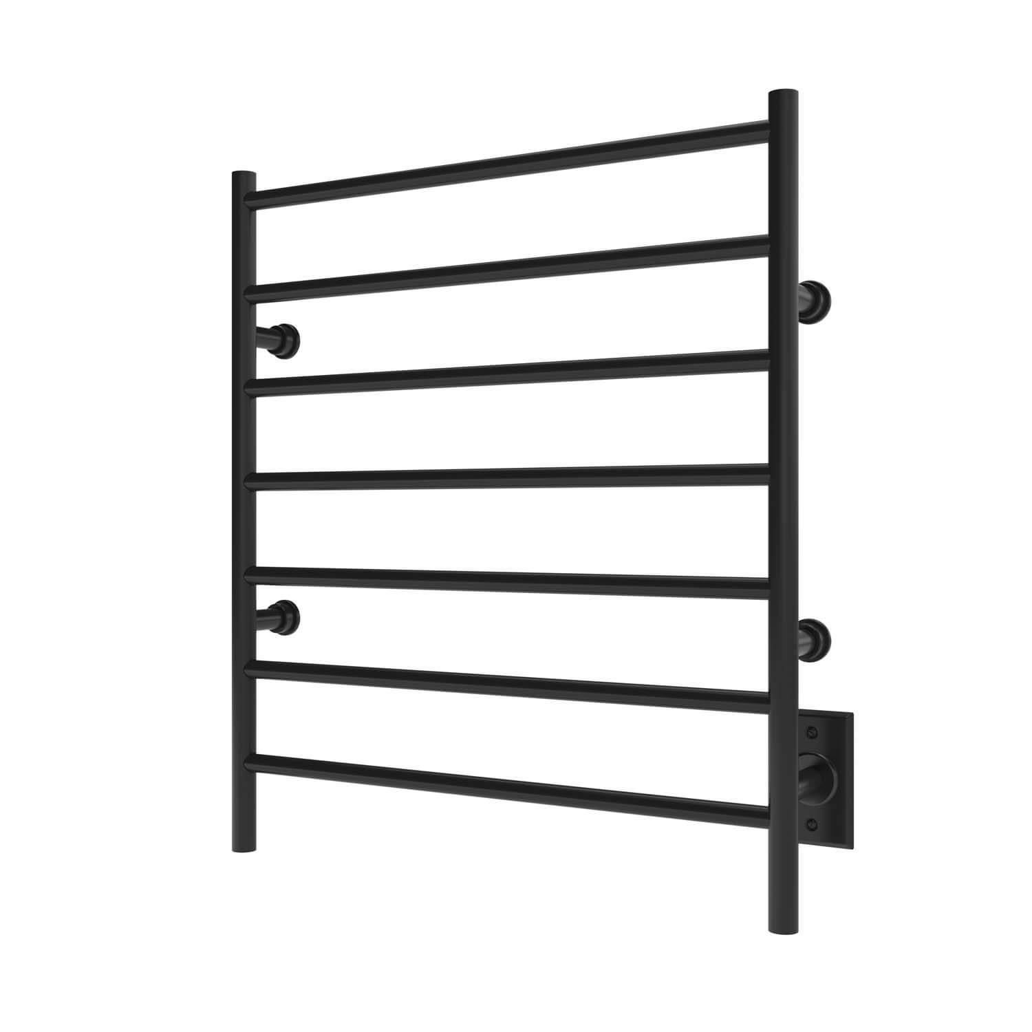 ICO Bath K4015W Kontour 24"x27" Linear Electric Hardwired Towel Warmer - Matte Black