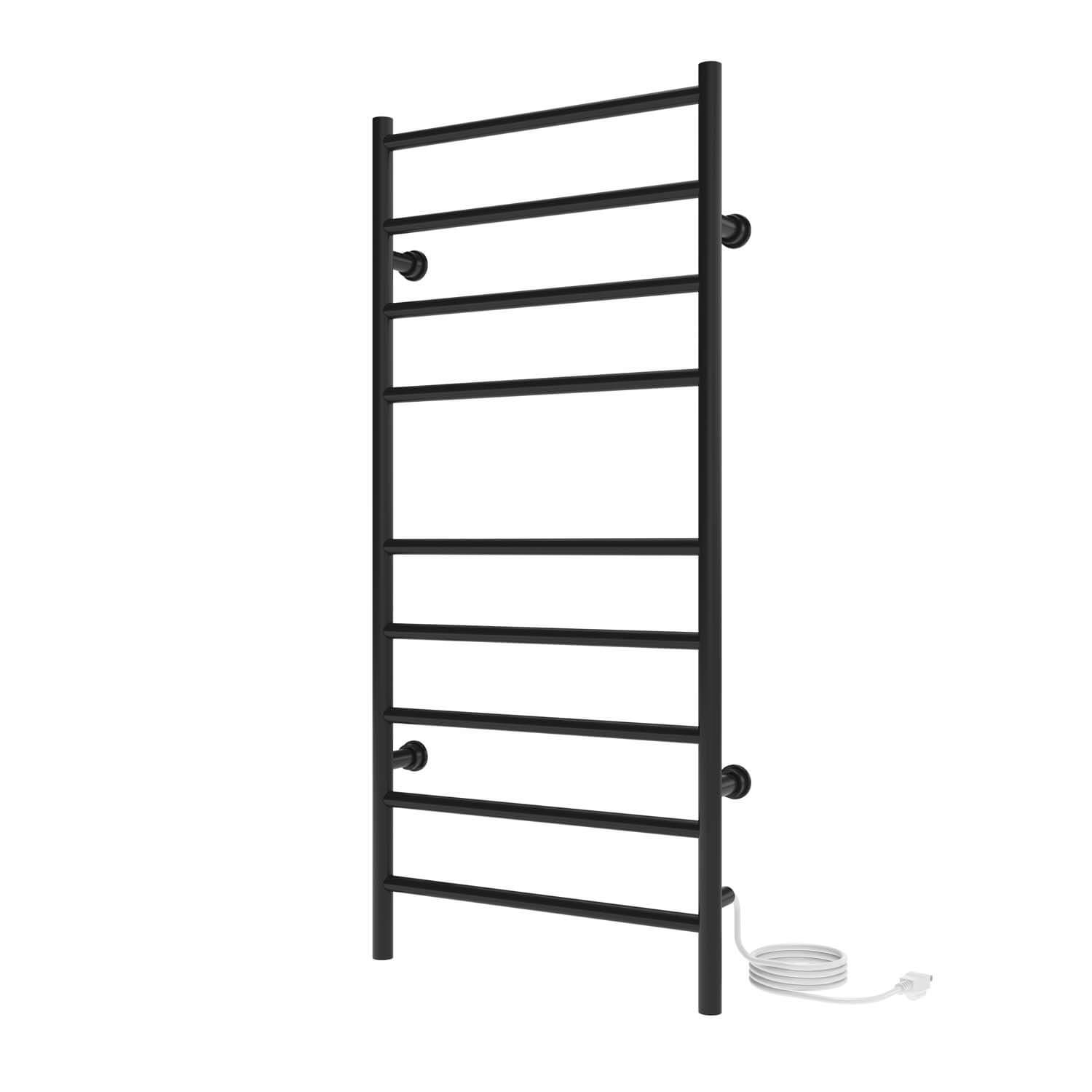 ICO Bath K4025E Kontour 18"x40" Linear Electric Plug-In Towel Warmer - Matte Black