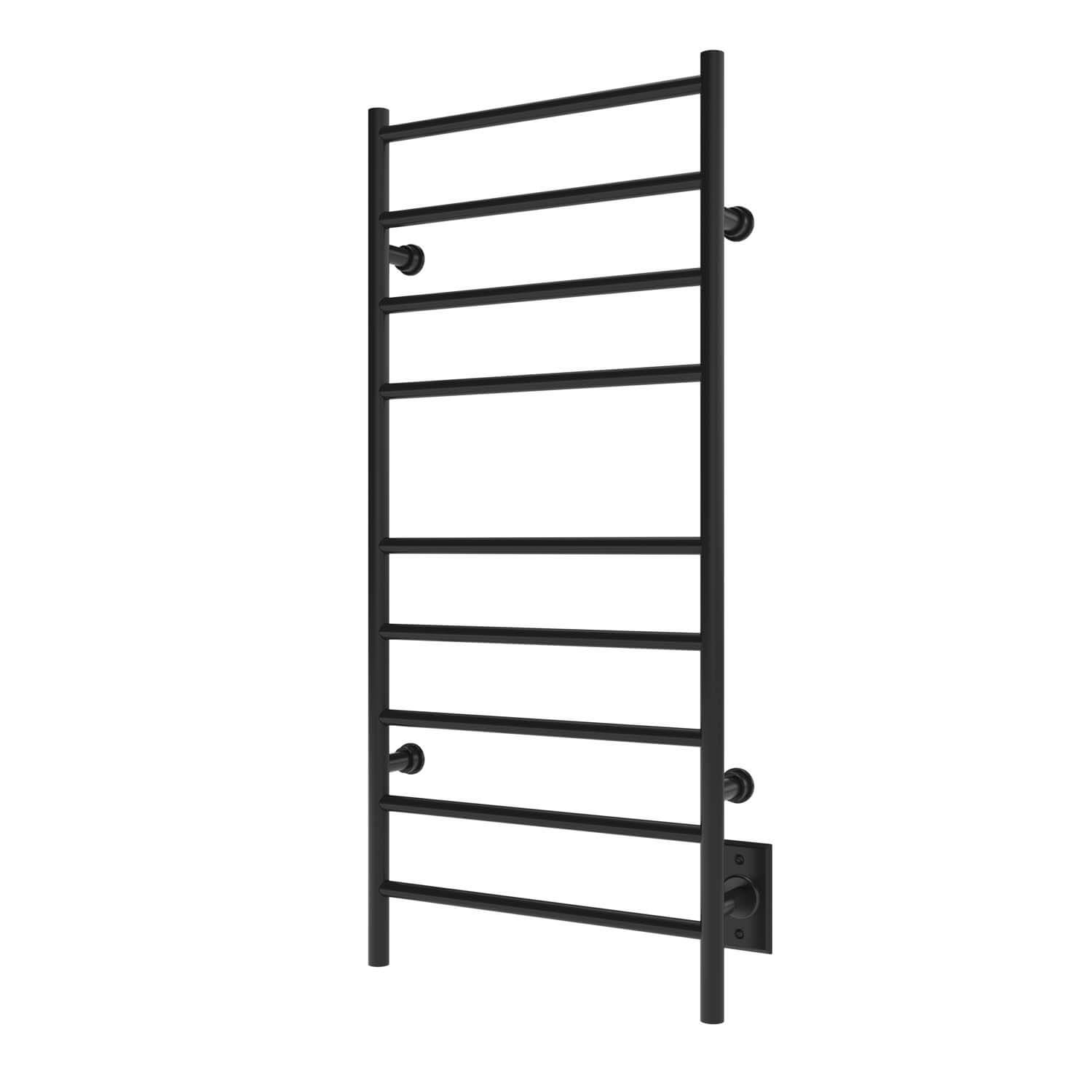 ICO Bath K4025W Kontour 18"x40" Linear Electric Hardwired Towel Warmer - Matte Black