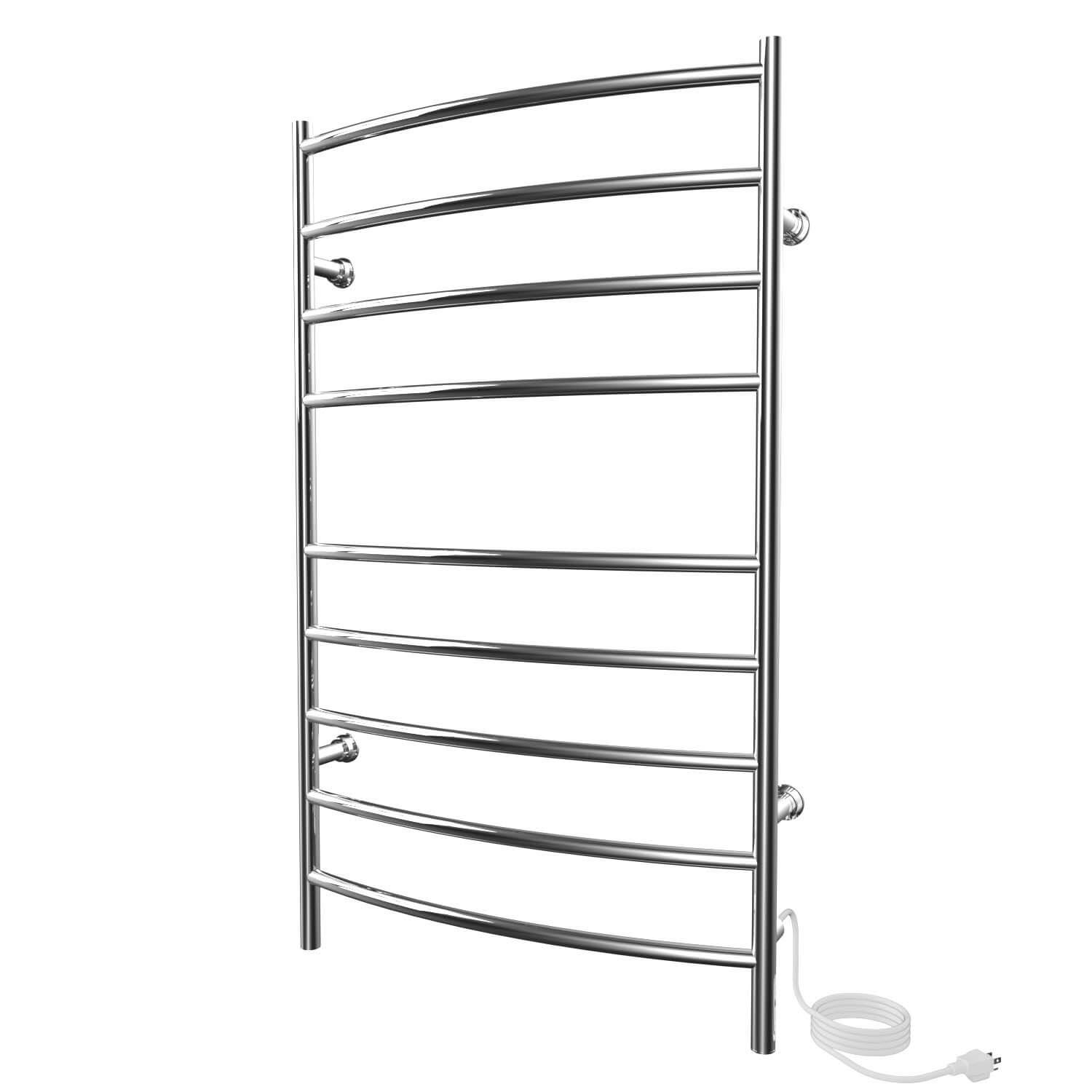 ICO Bath K4043E Kontour 24"x40" Convex Electric Plug-In Towel Warmer - Chrome