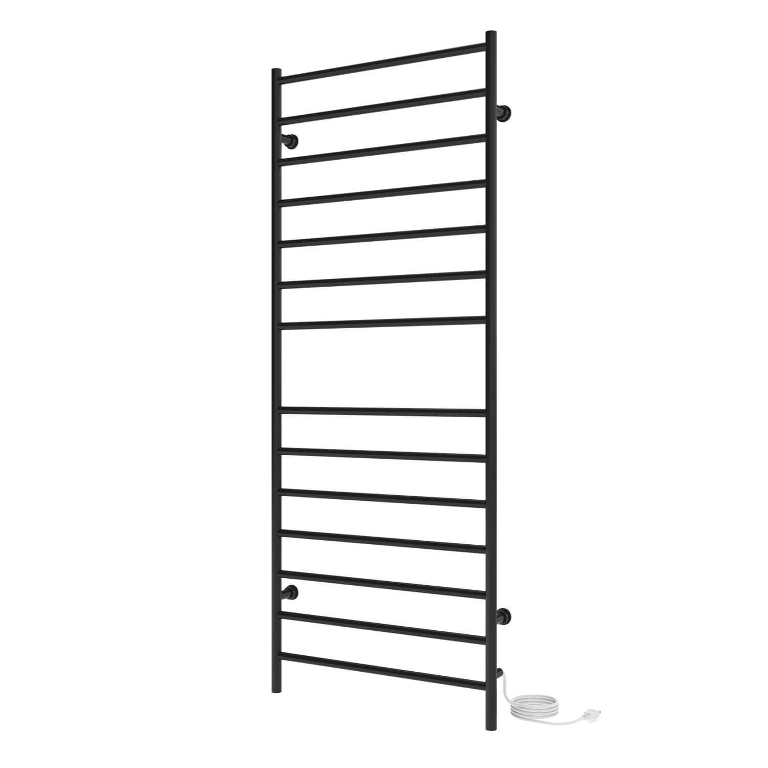 ICO Bath K4055E Kontour 24"x60" Linear Electric Plug-In Towel Warmer - Matte Black