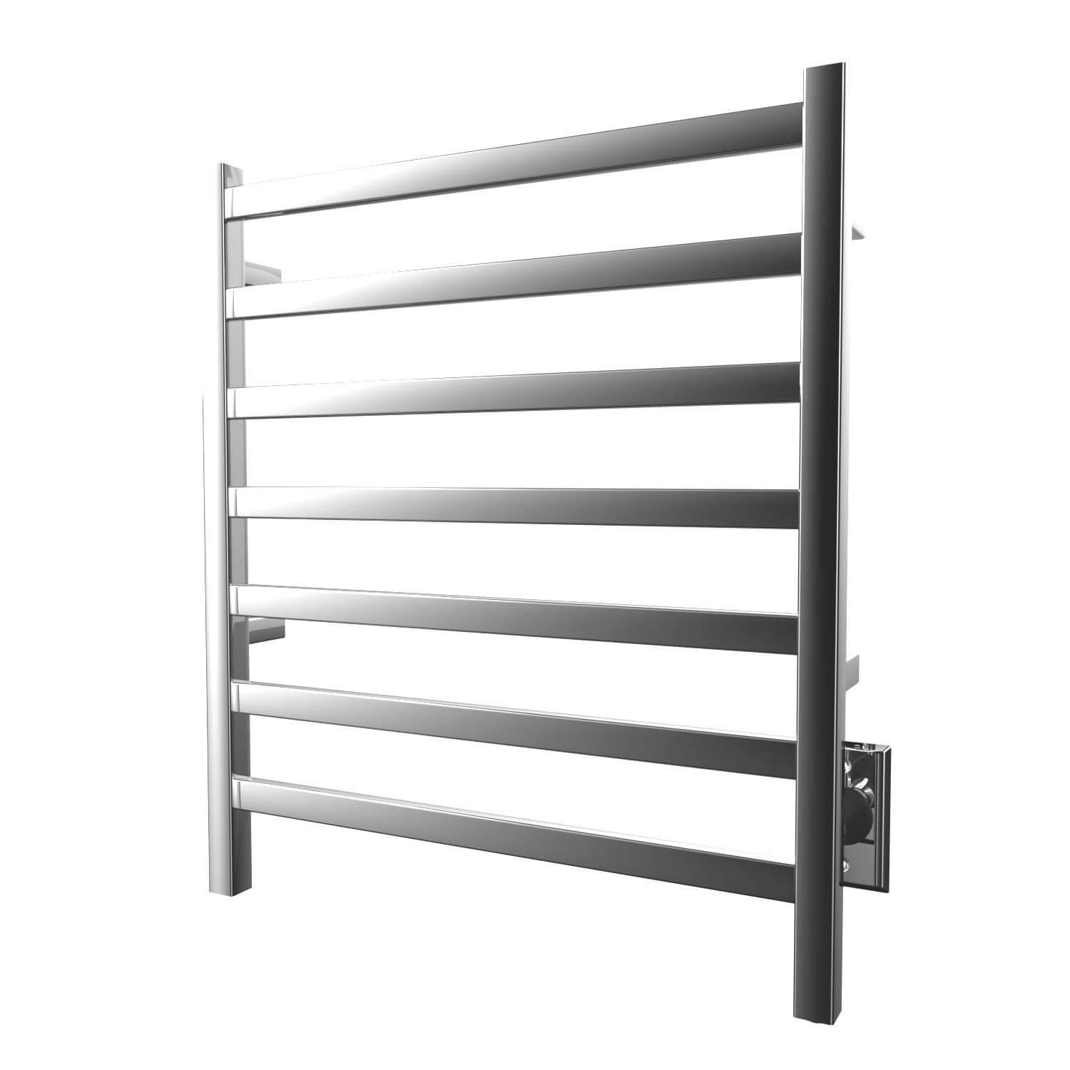 ICO Bath K6013W Kontour 24"x27" Square Electric Hardwired Towel Warmer - Chrome