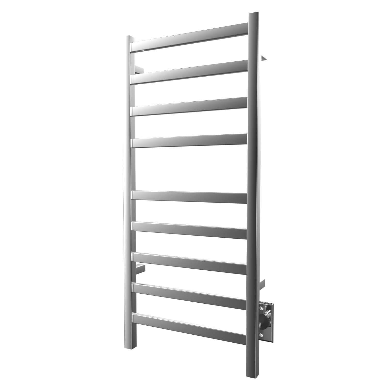 ICO Bath K6023W Kontour 18"x40" Square Electric Hardwired Towel Warmer - Chrome