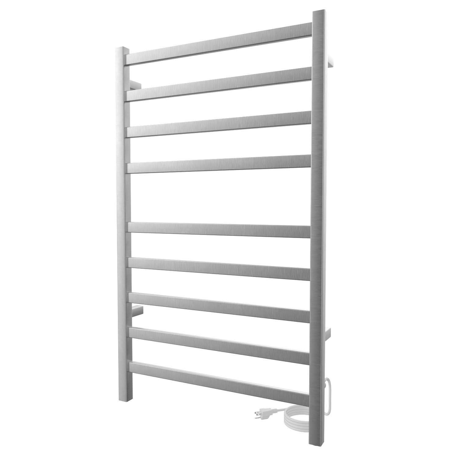 ICO Bath K6034E Kontour 24"x40" Square Electric Plug-In Towel Warmer - Brushed Nickel