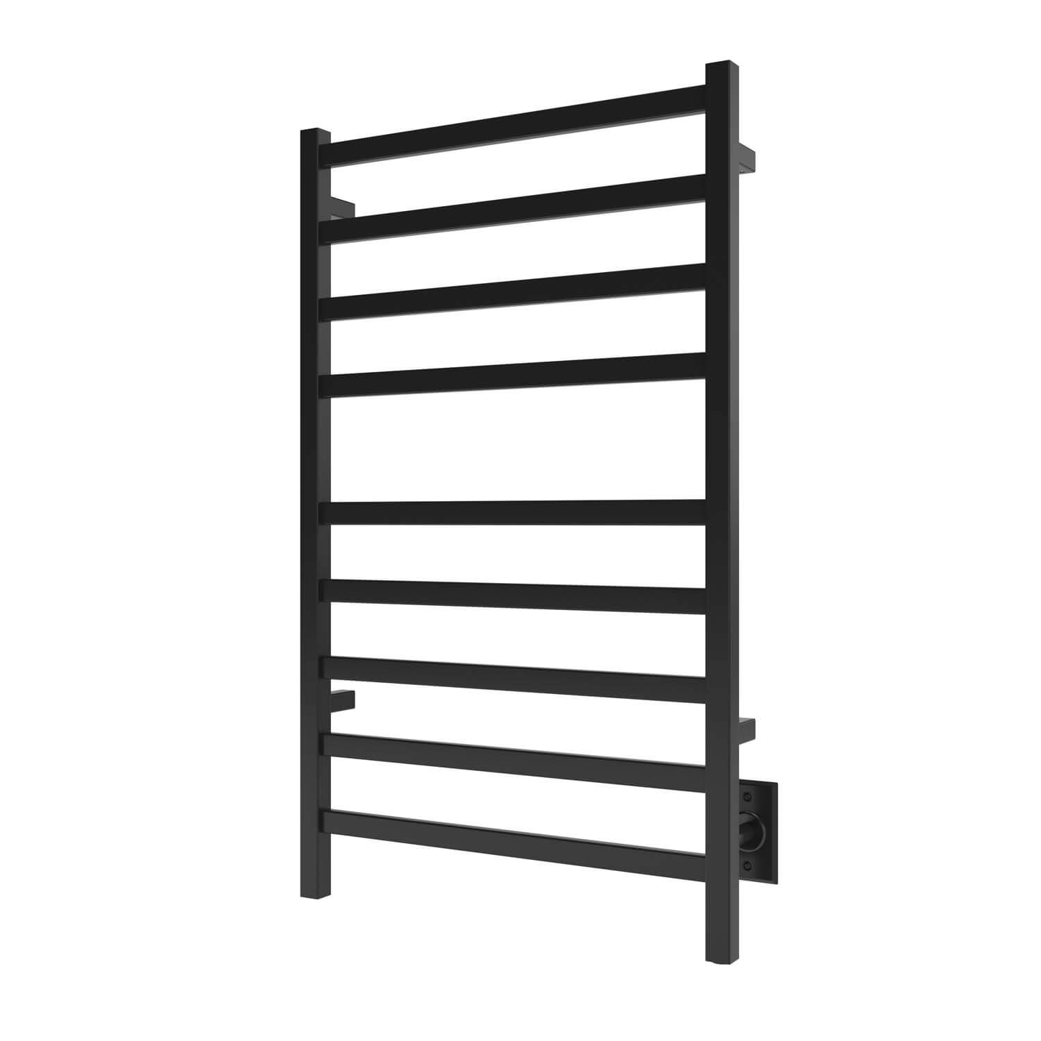 ICO Bath K6035W Kontour 24"x40" Square Electric Hardwired Towel Warmer - Matte Black