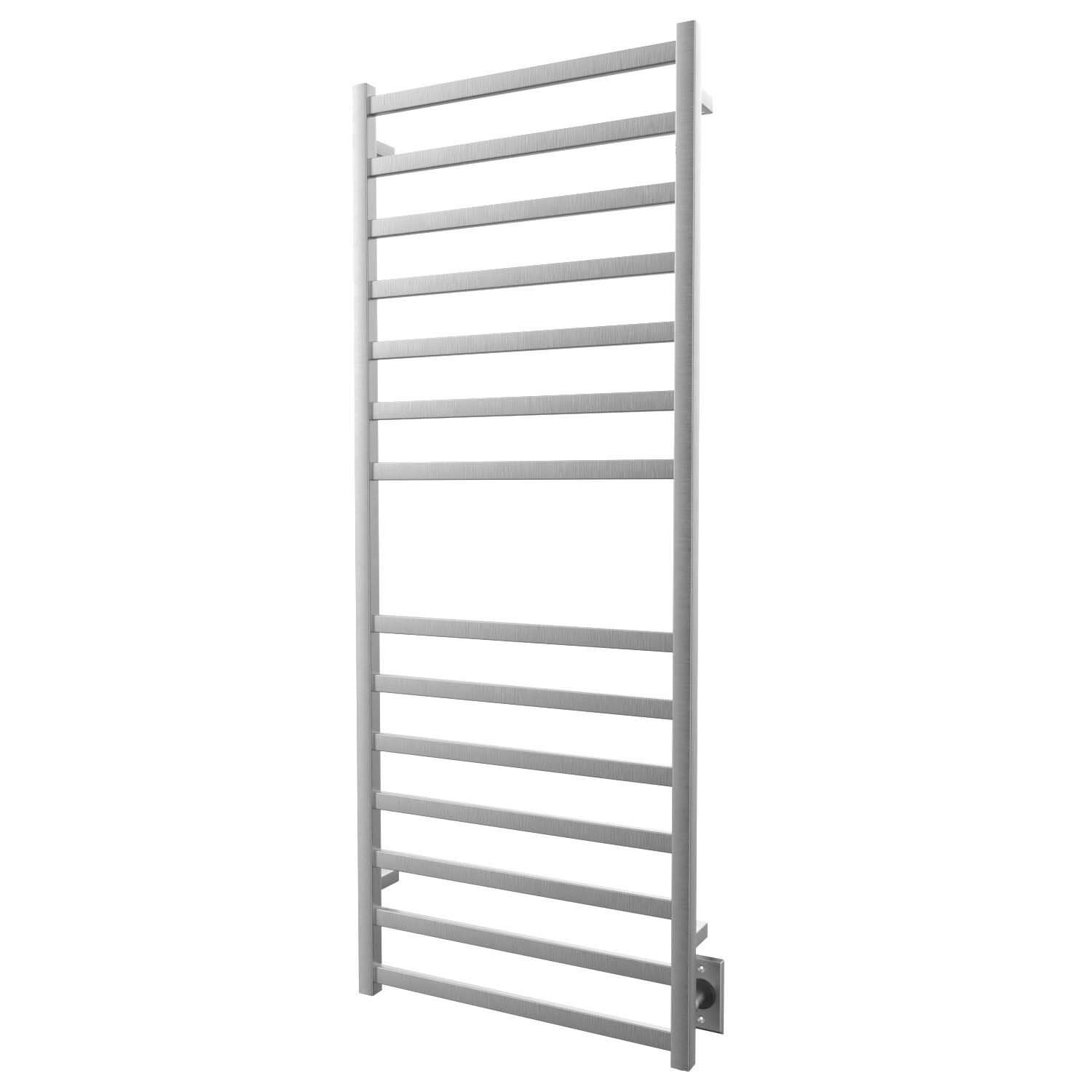 ICO Bath K6054W Kontour 24"x60" Square Electric Hardwired Towel Warmer - Brushed Nickel