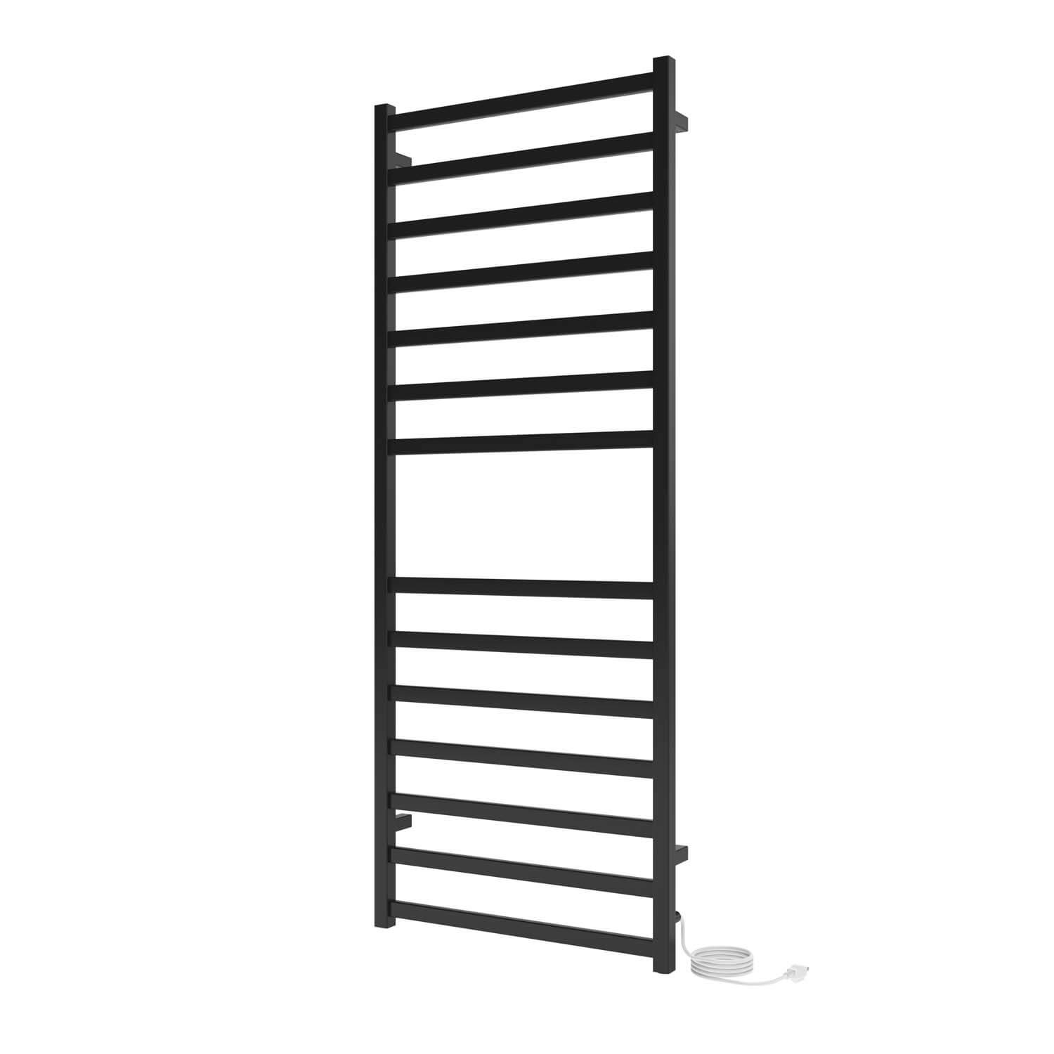 ICO Bath K6055E Kontour 24"x60" Square Electric Plug-In Towel Warmer - Matte Black