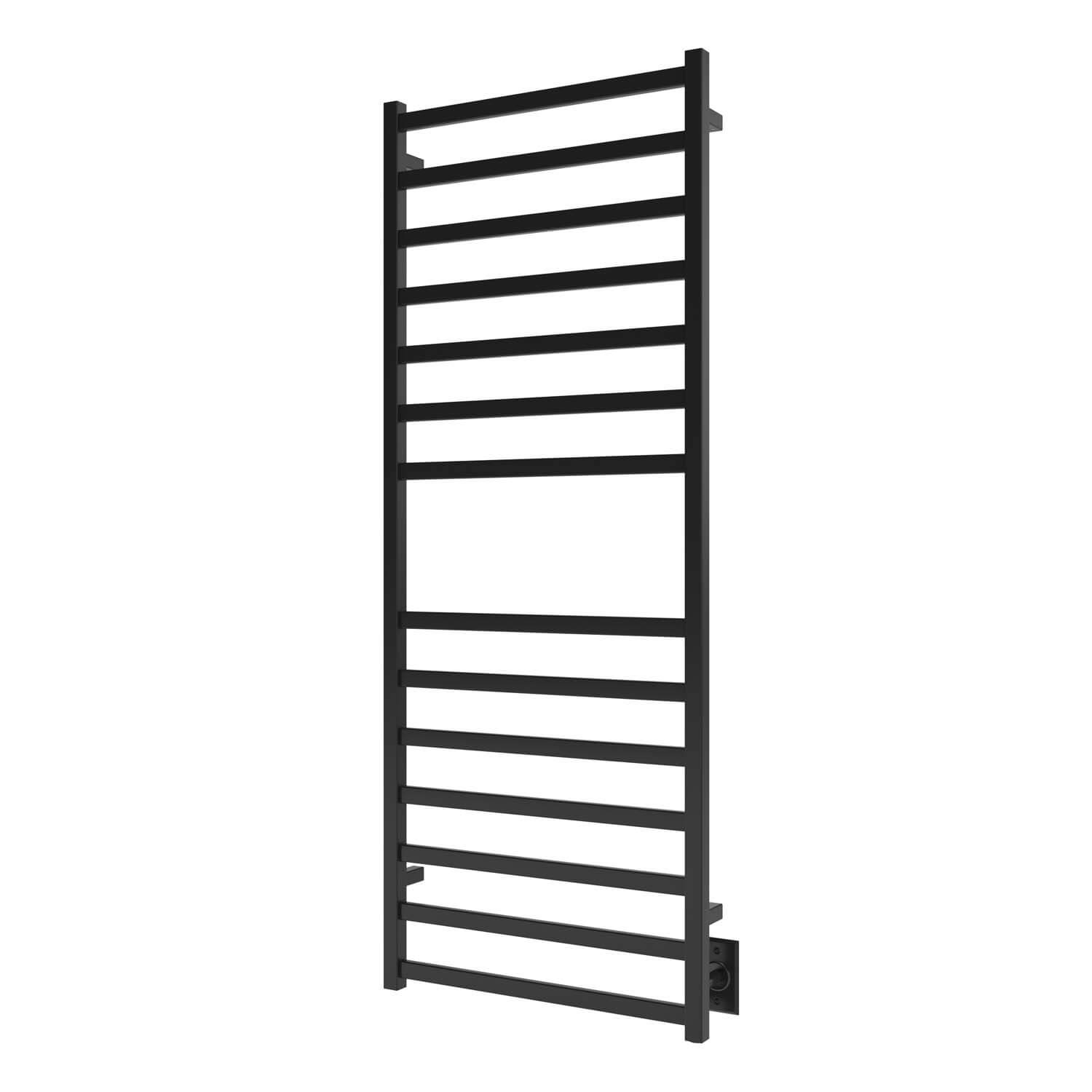 ICO Bath K6055W Kontour 24"x60" Square Electric Hardwired Towel Warmer - Matte Black