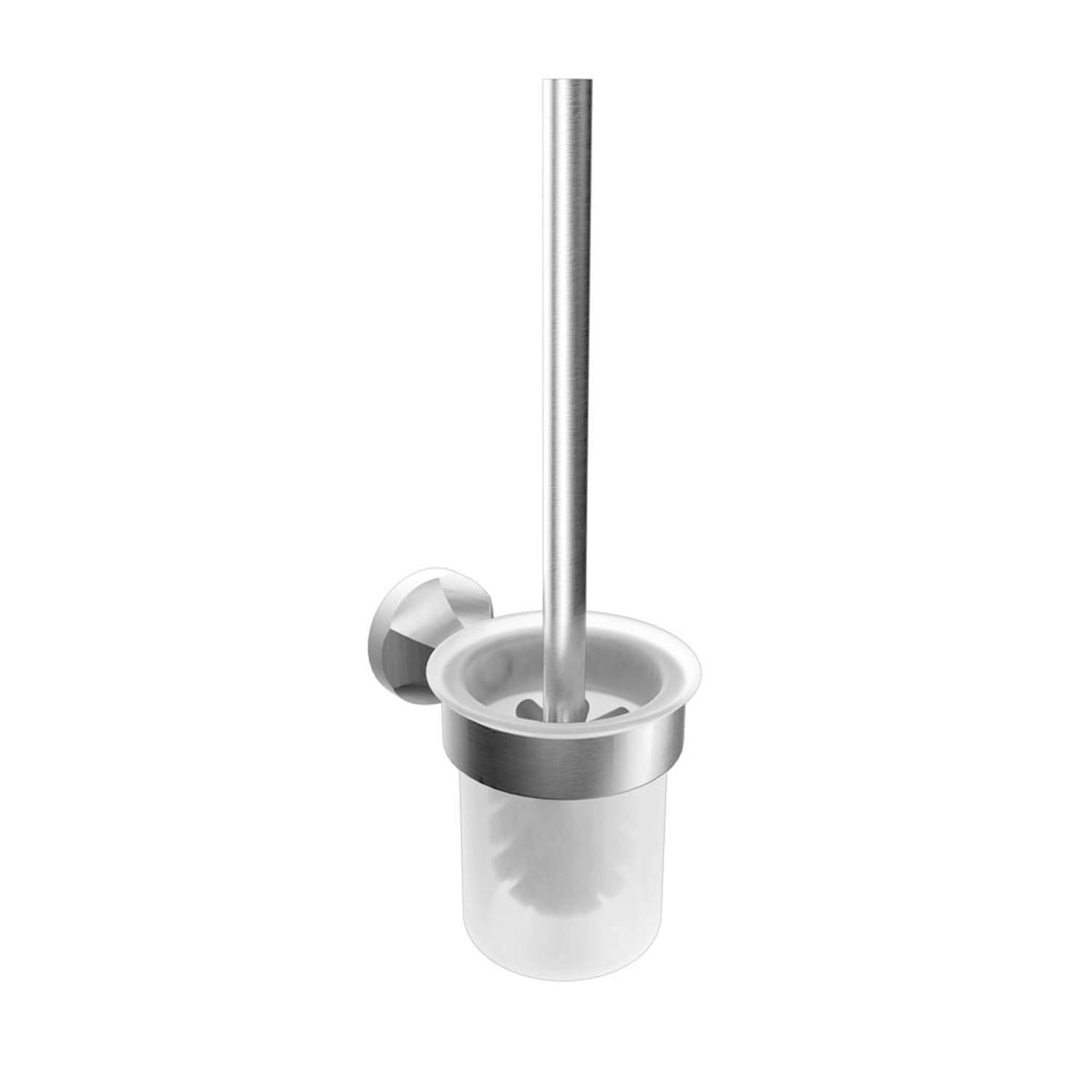 ICO Bath V2614 Magma Wall-Mounted Toilet Brush - Brushed Nickel