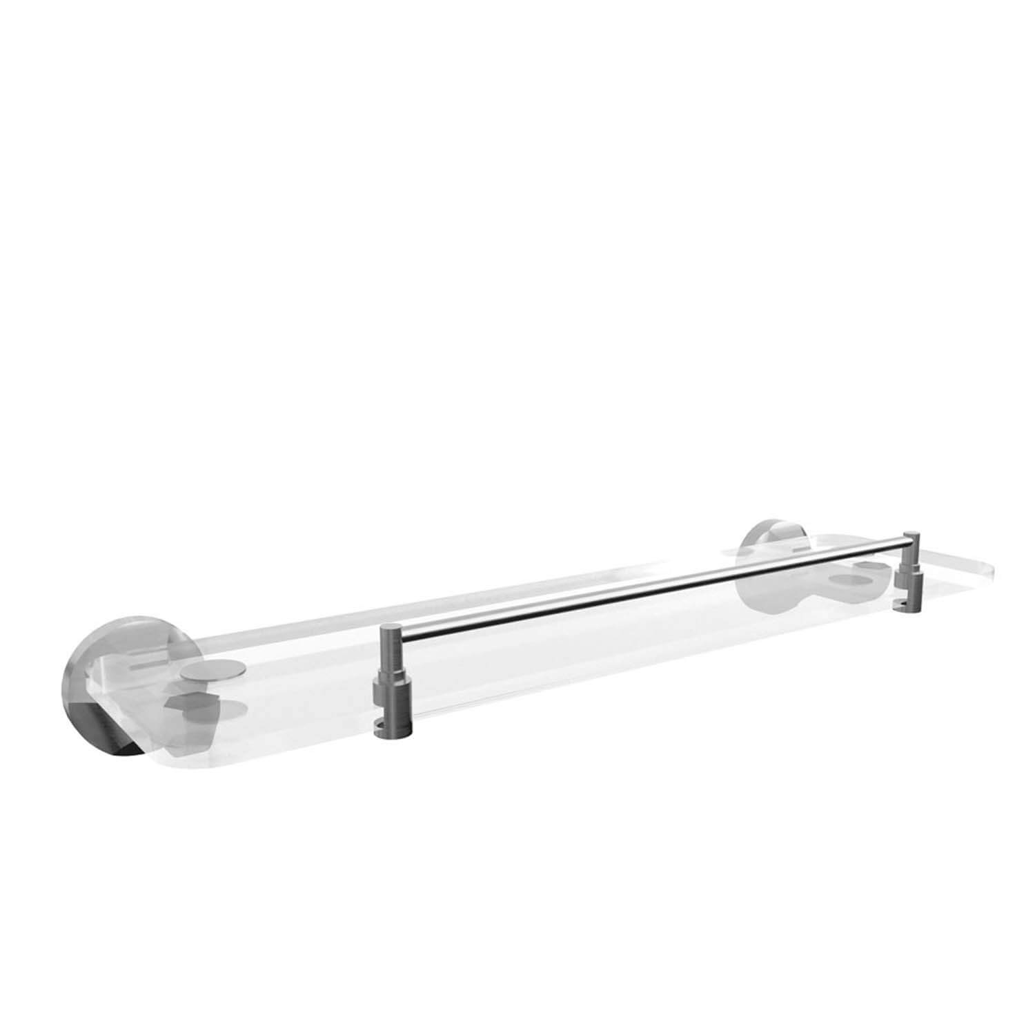 ICO Bath V2764 Magma Glass Shelf - Brushed Nickel