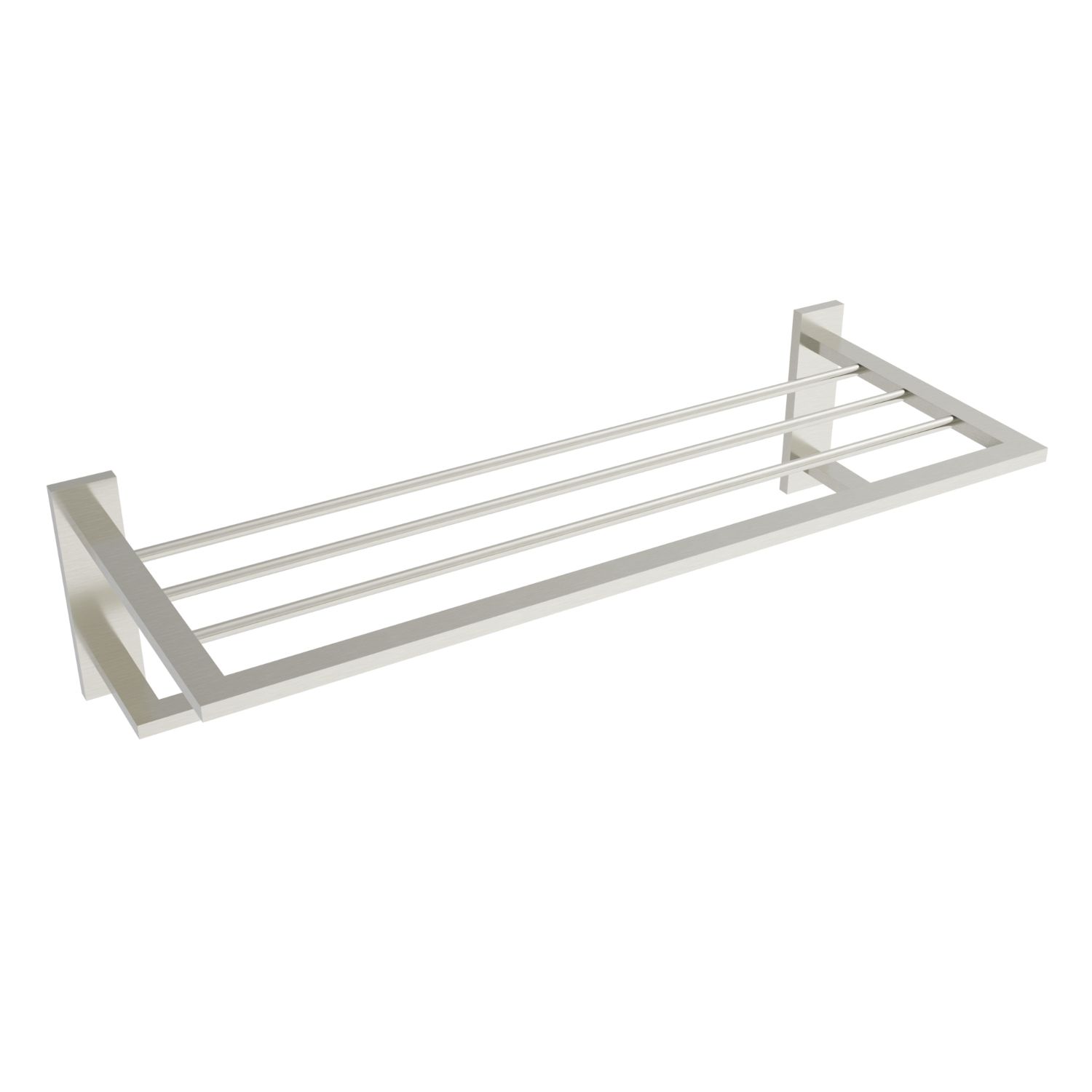 ICO Bath V3734 Cinder Double Towel Shelf - Brushed Nickel