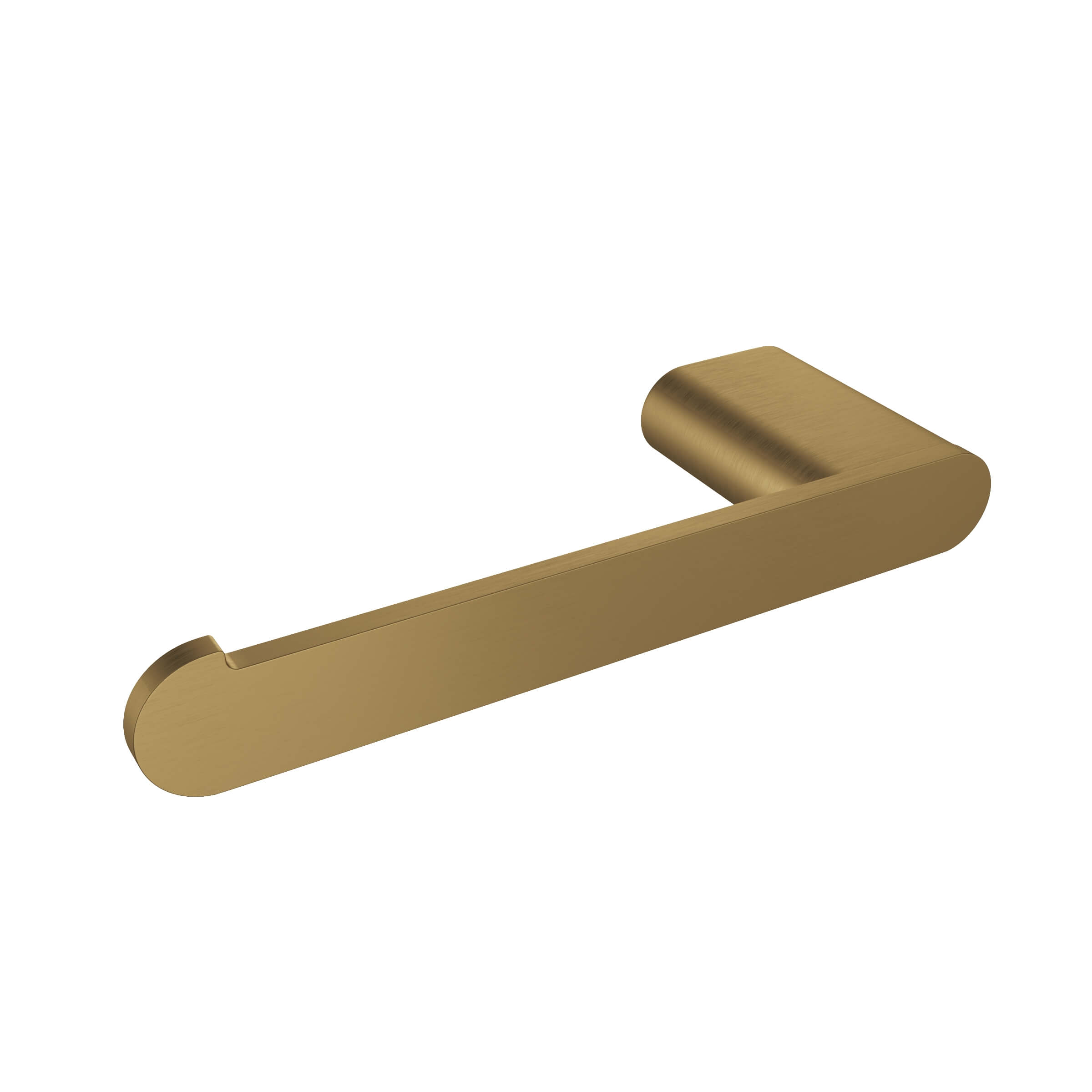 ICO Bath V4010-BGD Flow Toilet Paper Holder - Brushed Gold Dark (RH Post)